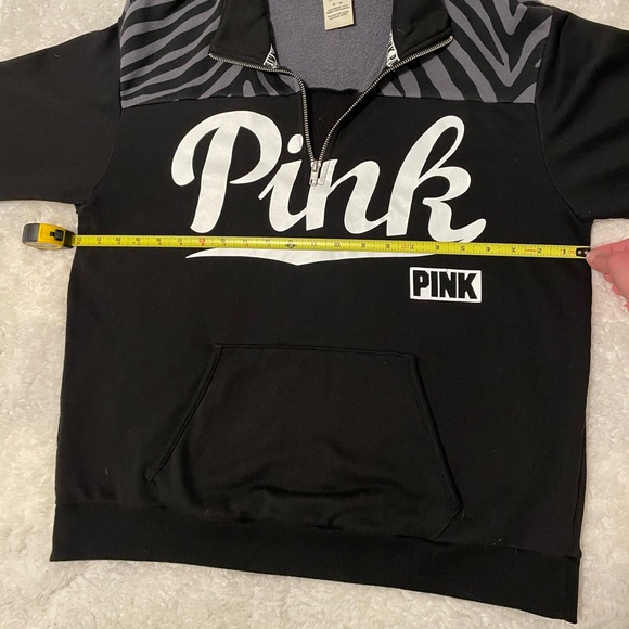 PINK 1/4 zip pull over - Picture 2 of 3